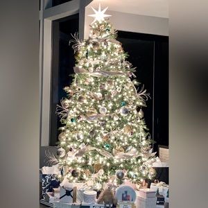 **SOLD** STUNNING 9’ Barcana Christmas Tree from Rogers Garden, Newport Beach!
